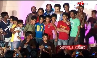Varun Dhawan gives fitness tips to youngsters
