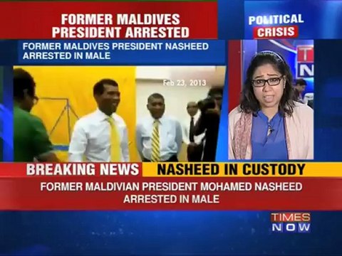 Former Maldives President Nasheed arrested