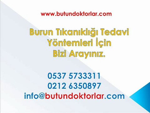 Burun Tıkanıklığı,Burun Tıkanıklığı Tedavi Yöntemleri,Burun Tıkanıklığı Ameliyatı,