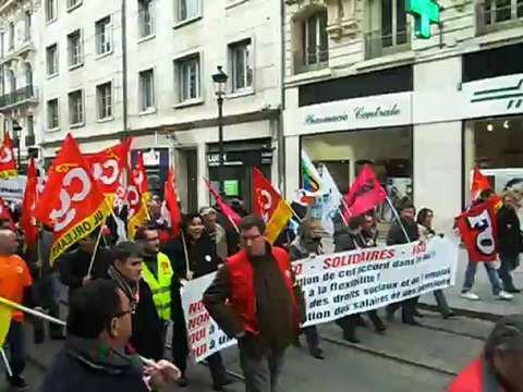 Grèves et manifestation le mardi 5 mars 2013 à Orléans