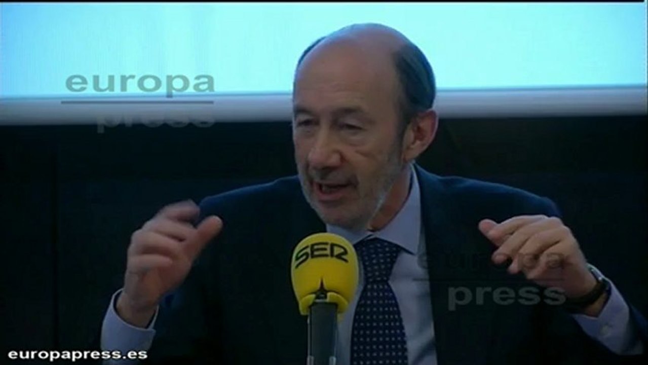 Rubalcaba: "Montoro tiene que irse"