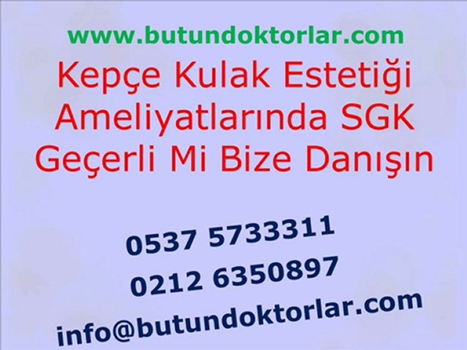 Kepçe Kulak Estetiği,Kepçe Kulak Estetiği Maliyeti,Kepçe Kulak Estetiği Yöntemleri,