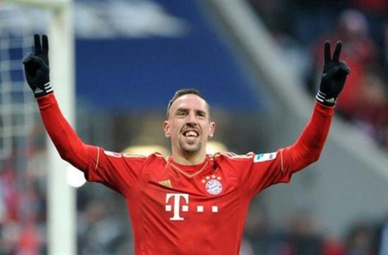 Le caviar de Franck Ribéry pour Mario Gomez !
