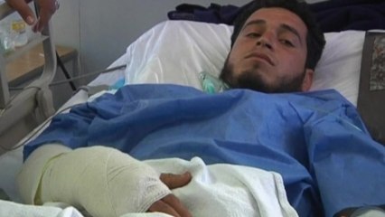 Wounded Syrians fill hospitals in north Jordan