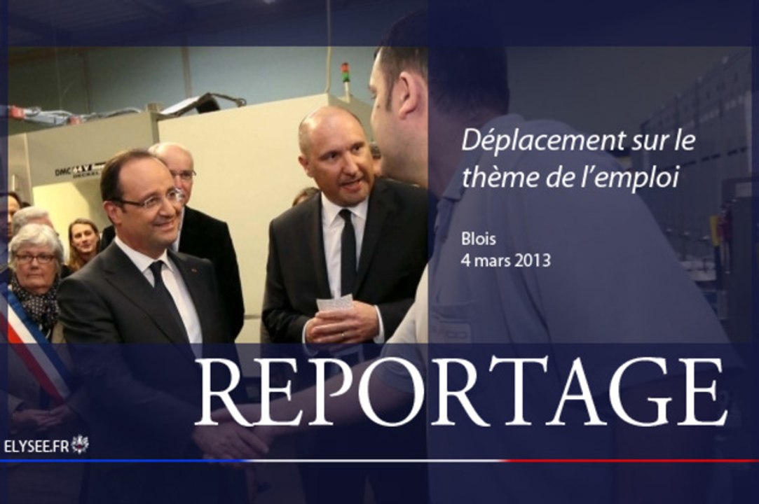 Reportage à Blois sur le thème de la formation professionnelle et de l'emploi