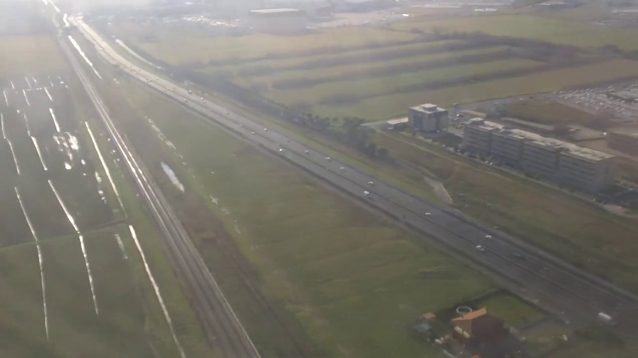 Atterrissage à Rome-Fiumicino