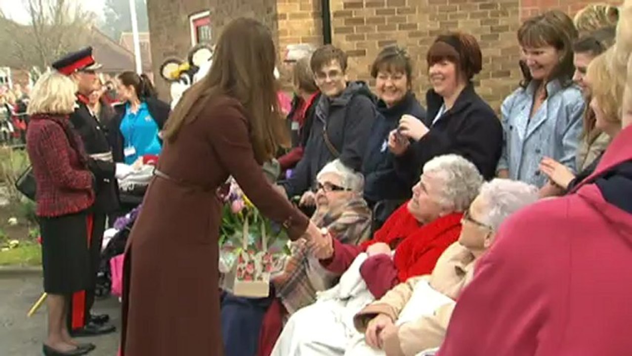 The Duchess of Cambridge visits Grimsby