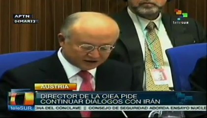 Director de OIEA pide continuar diálogos con Irán