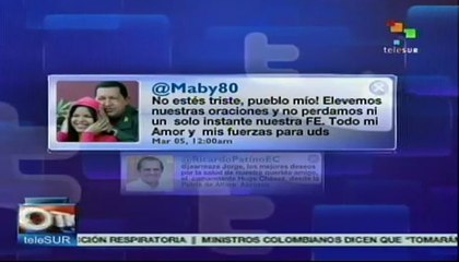 Reacciones en Twitter tras anuncio sobre la salud de Chávez