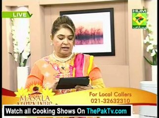 Masala Mornings with Shireen Anwar - 5th March 2013 - Part 2