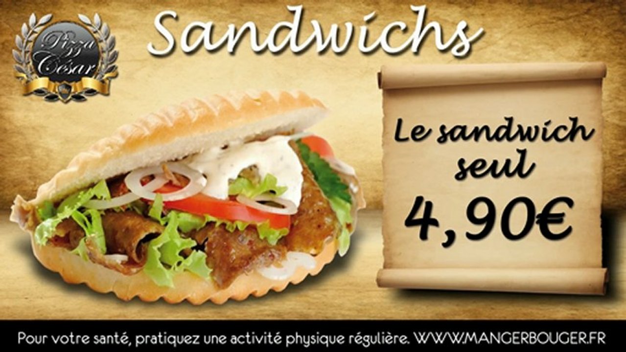 TK studio graphique client pizza cesar