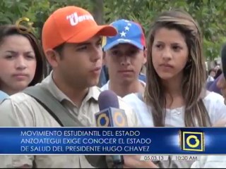 Movimiento estudiantil en Anzoátegui dice desconocer el mandato del vicepresidente Maduro