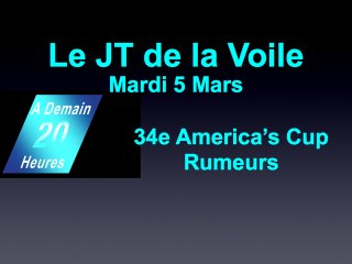 JT Voile Mardi 5 Mars Francais ACup