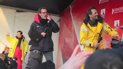 Alessandro arrive aux Sables… O sole mio !