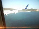 Anflug und Landung auf Ibiza (Condor)