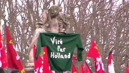 Manifestation départementale contre l'accord minoritaire du 11 janvier 2013 - Montpellier - 5 mars 2013