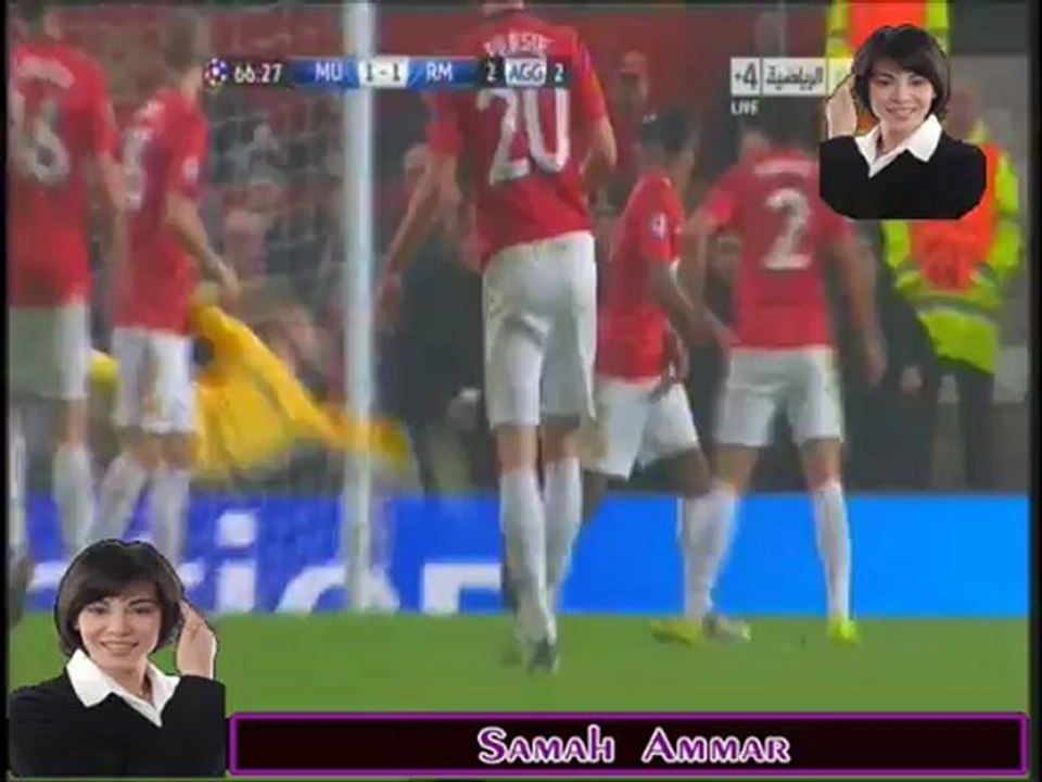 اهداف مباراه مانشستر يوناتيد 1 - 2 ربال مدريد &...