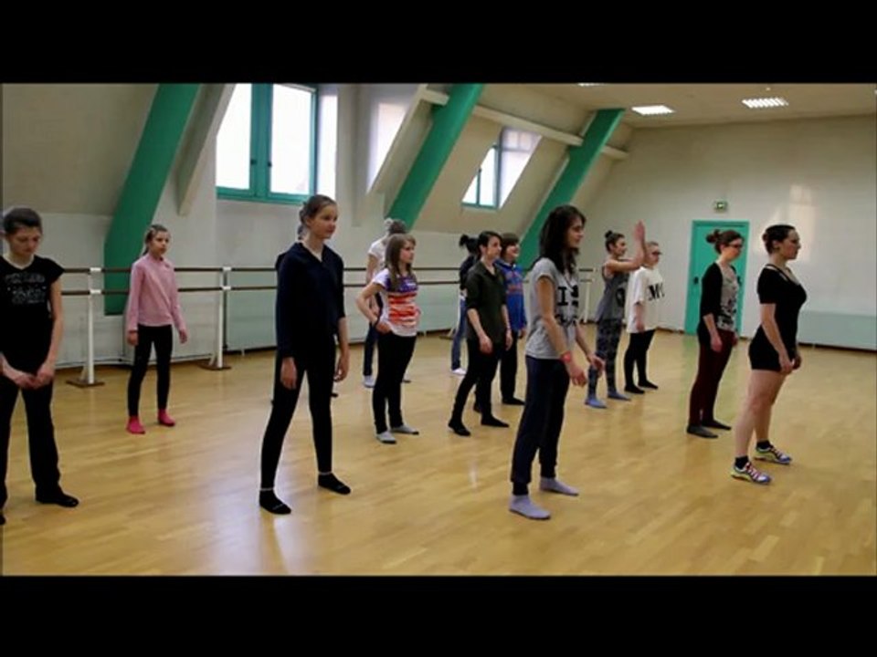 Présentation de la chorégraphie du flashmob