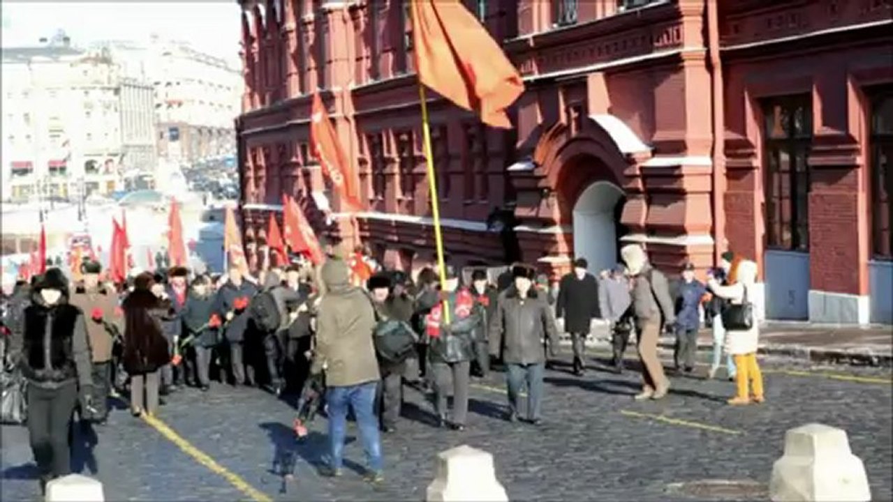 Russians Communists mark 60th anniversary of Stalin's death