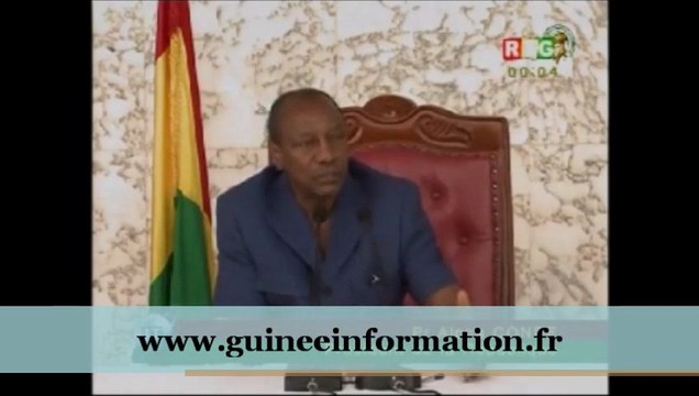 JT RTG DU 05.03.2013 Alpha Condé rencontre les commerçants. Le cadre de concertation et de dialogue relatif à la situation politique en général et au processus électoral en particulier a été mis en place