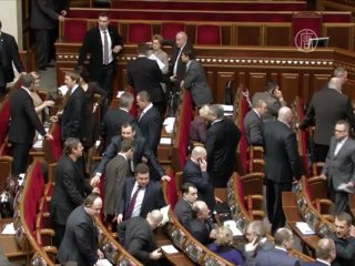 Украинский парламент снова заблокирован