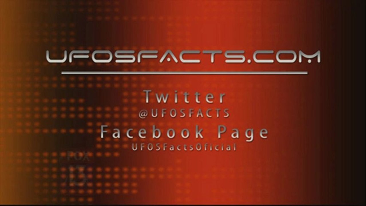 Triangular shaped UFO recorded over city