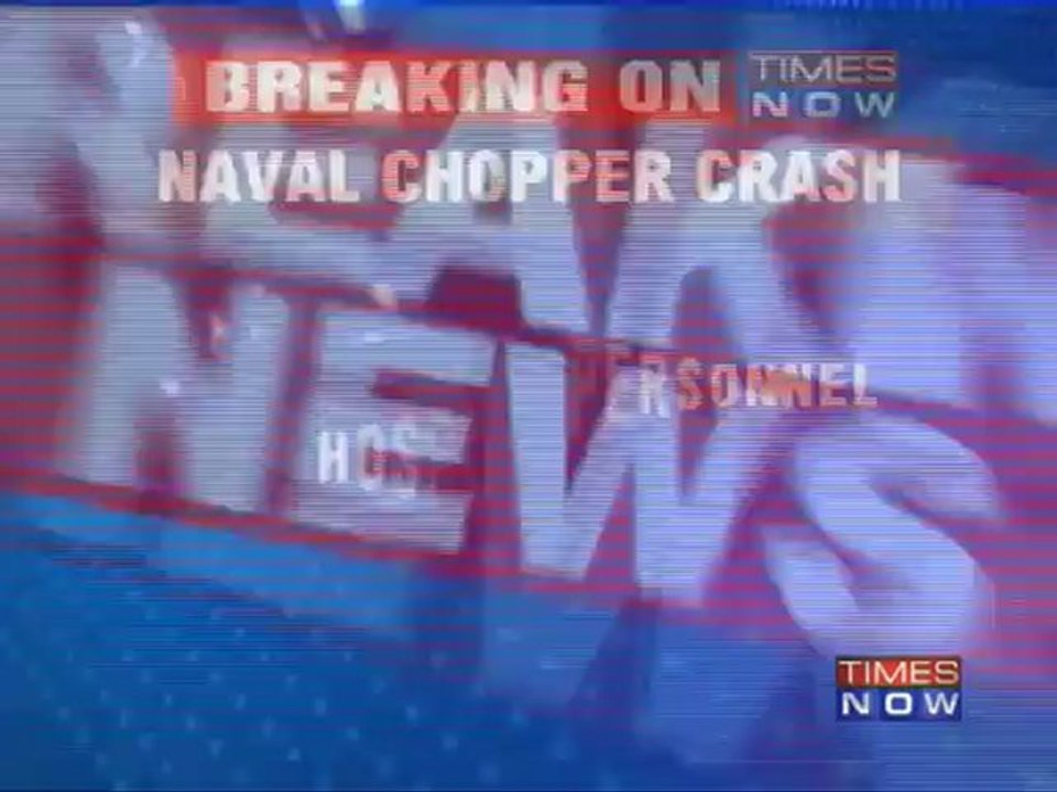 Naval chopper crashed!