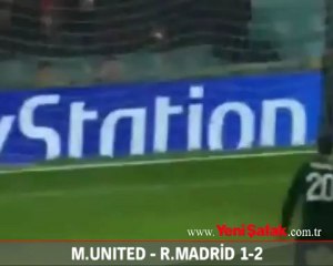 M.united R.madrid 1-2