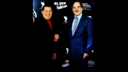 Sean Penn and Oliver Stone pay tribute to Chavez