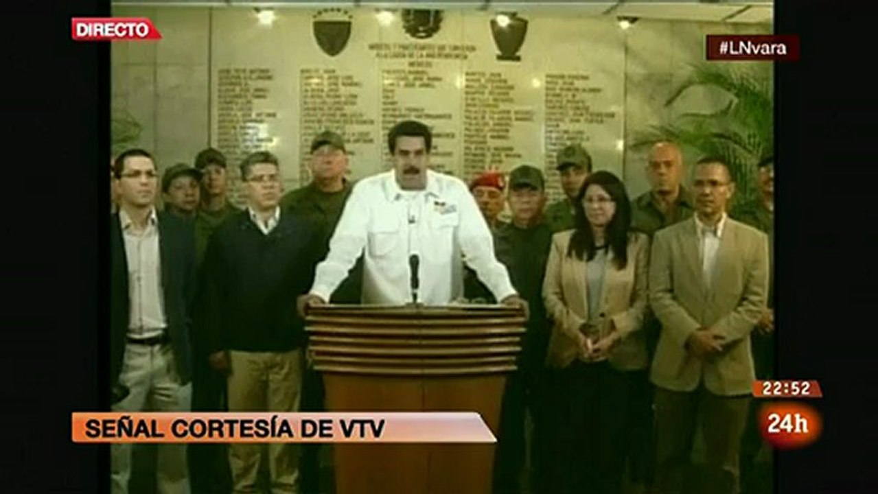 Maduro anuncia el fallecimiento de Chávez