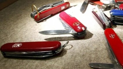Pocket knives allowed on planes