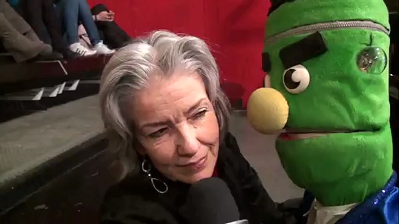 Mister Grin detrás de Camaras de Mitad y Mitad Canto al amor