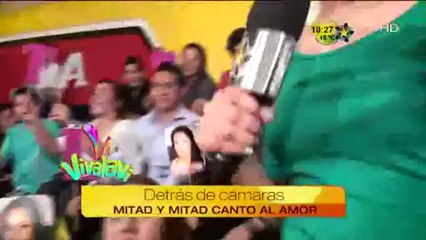 Mitad y Mitad detrás de Cámaras