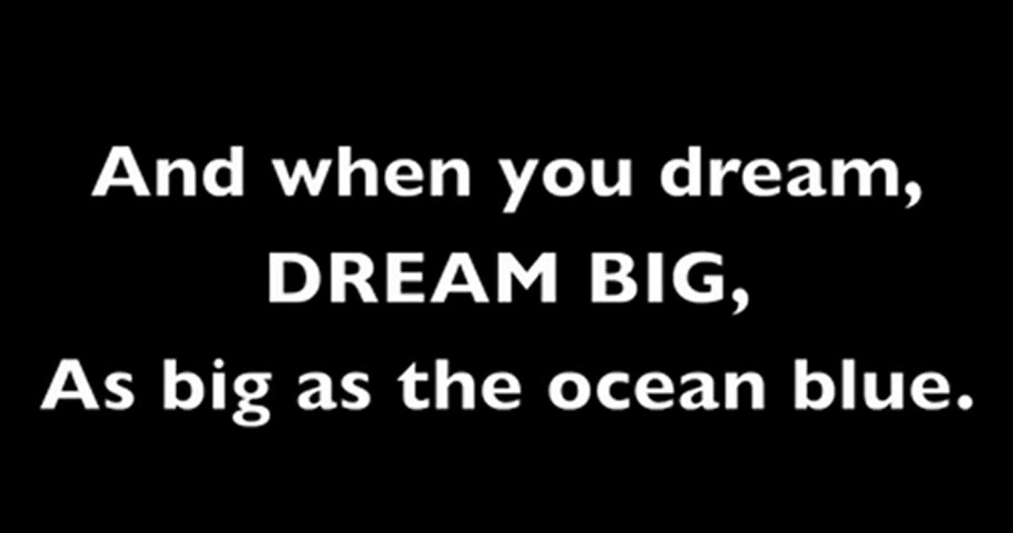 Dream Big By Ryan Shupe With Lyrics Youtube Video Dailymotion
