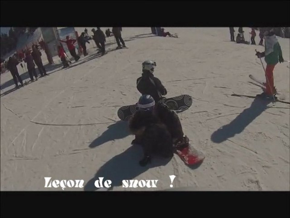 Leçon de snow