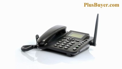 Quadband Wireless Desk Phone with SMS Function - 2.4 Inches
