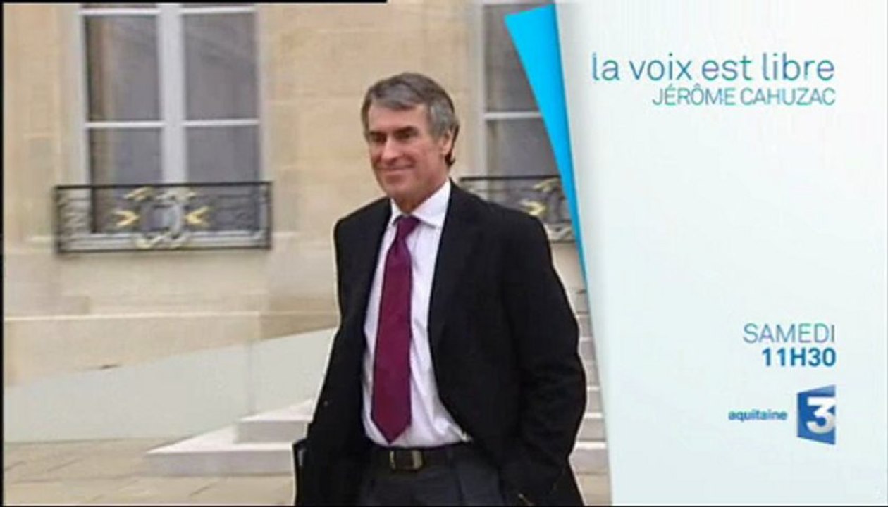 La Voix est Libre - Invité : Jérôme Cahuzac, Ministre du Budget