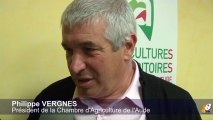 Philippe Vergnes élu  à la Présidence de la Chambre d’agriculture de l’Aude :