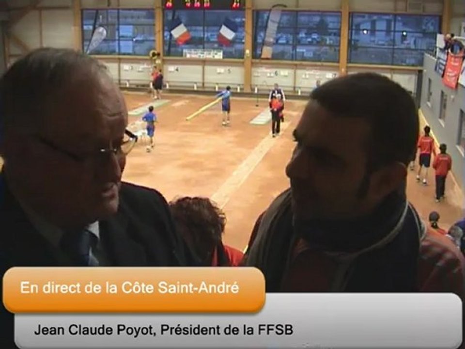 Interview Jean Claude Poyot, Finales Clubs 2013 -15 -18, La Côte-Saint-André, Sport-Boules