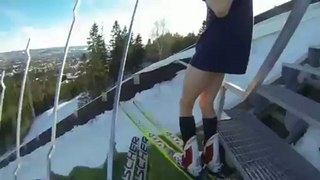 Saut à ski nu