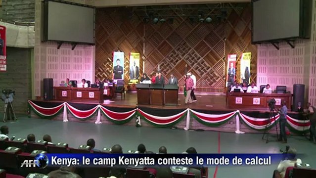 Kenya: le camp Kenyatta dénonce le mode de calcul des résultats