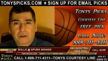 San Antonio Spurs versus Chicago Bulls Pick Prediction NBA Pro Basketball Odds Preview 3-6-2013