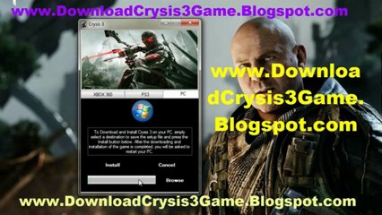 Install Crysis 3 Crack For Free!!