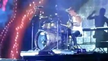 Justin Bieber London O2 Believe Tour 2013 Perfomance Playing Drums