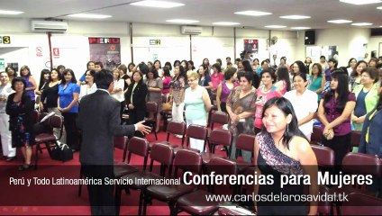 Facilitador Conferencias y Charlas para MUJERES
