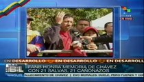 Pueblo se concentra para dar último adiós a Chávez
