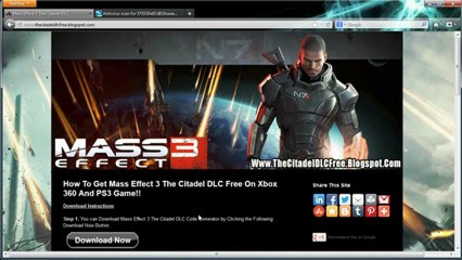 Download Mass Effect 3 The Citadel DLC Code Free