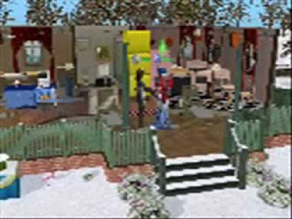 sims 2 - Optimus Prime & sa bonne - la seine par Jacky Fong