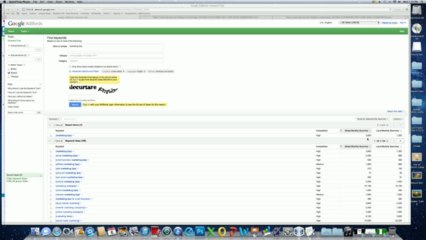Online Marketing Training - Google Keyword Tool