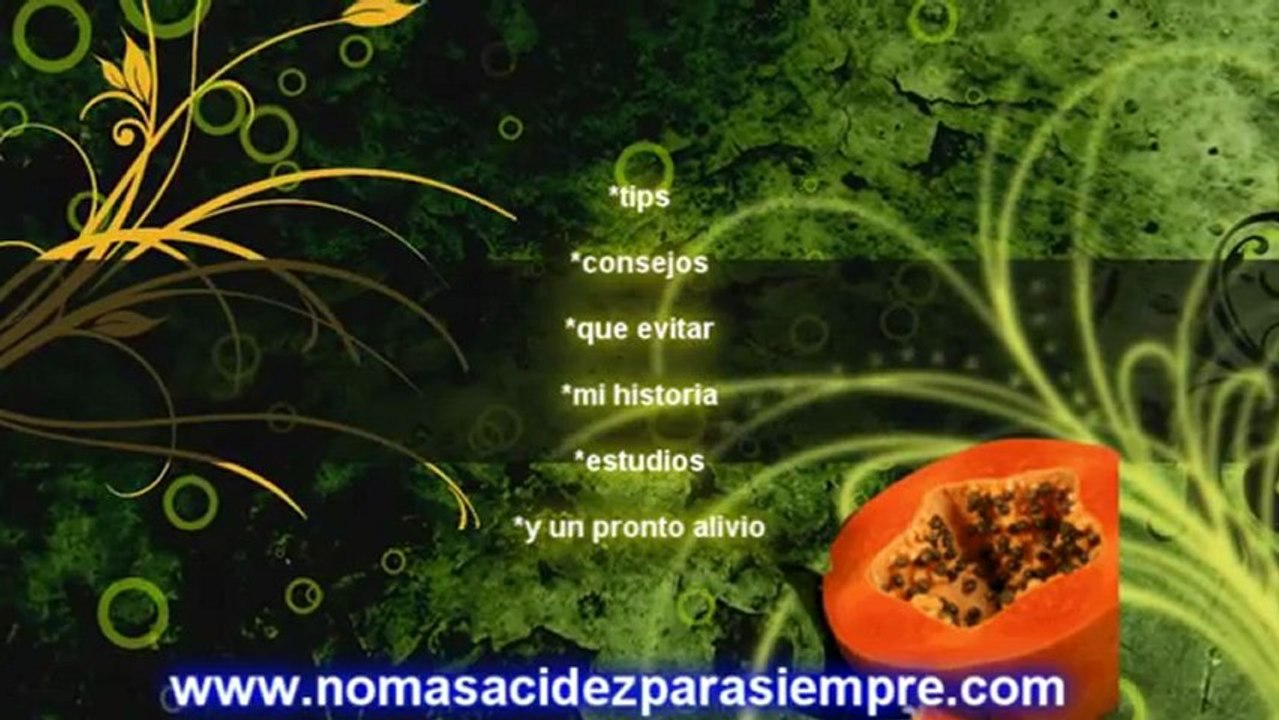 Curar reflujo gastroesofagico- gastritis  www.nomasacidezparasiempre.com